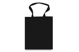 Экосумка для покупок хлопковая черная 42х38х70см ТОВ НВО Синергія 1шт