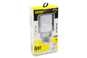 Пристрій зарядний USB Type-A+C 8,2*3,2*14,3см