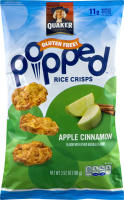 Quaker Gluten Free Popped Rice Crisps Apple Cinnamon