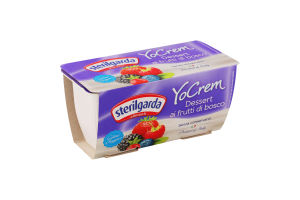 Йогурт 2.9-3.3% пастеризований Дикі ягоди YoCrem Sterilgarda Alimentari к/у 2х100г