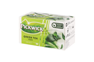 Чай зелений з м'ятою Pickwick к/у 20х2г