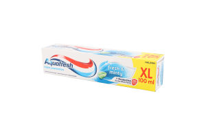 Паста зубна з фтором Fresh&Minty Triple protection Aquafresh 100мл