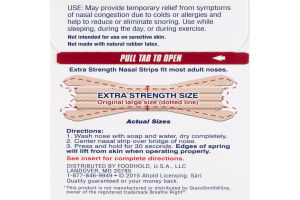 CareOne Nasal Strips Extra Strength Tan - 30 CT