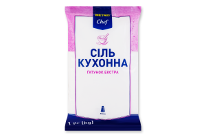 Соль поваренная выварочная вакуумная Metro Chef э/с м/у 1кг
