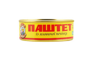 Паштет із яловичої печінки Дед Мясоед з/б 240г