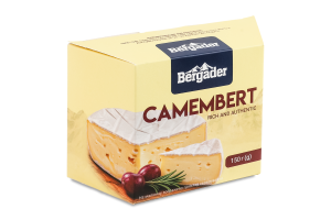 Сыр 51% мягкий с белой плесенью Камамбер Bergader к/у 150г