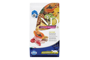 Корм д/стерилізованих котів N&D Tropical Selection низькозерновий з ягням сухий 300г Farmina