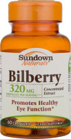 Sundown Naturals Bilberry 320mg - 60 CT