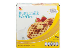 Ahold Waffles Buttermilk - 24 CT