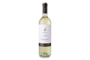 Вино 0.75л 12% біле напівсухе Chardonnay Casa Defra пл