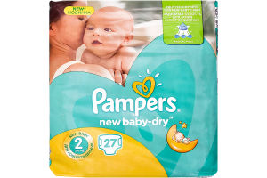 Pampers New Baby Dry 2 Mini 3-6kg 27 u t (4015400537380)