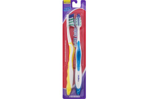 CareOne MultiFit Contour Plus Toothbrushes Medium - 2 CT
