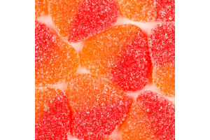 Цукерки Серця зі смак персику зацукрован желейні