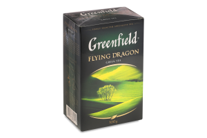 Чай зелений байховий листовий Flying Dragon Greenfield к/у 100г