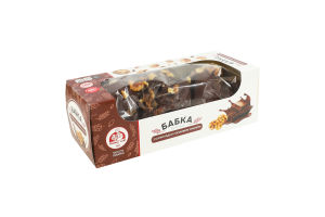 Булочка с шоколадно-ореховым вкусом Бабка Мамин хліб к/у 360г