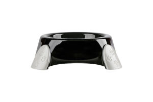 Миска для собак нековзаюча 250мл 15х5см мікс