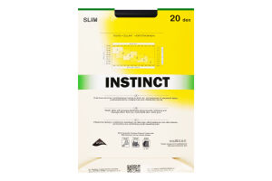 Колготки жіночі Instinct Slim 20den 5 nero