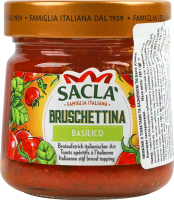 Брускетта Sacla з томатами та базиліком В*