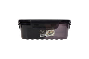 Контейнер д/зберігання Qlux 2відділ прямок чорн 1л