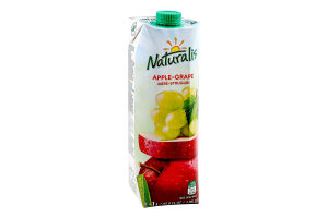 Нектар осветленный пастеризованный Apple-grape Naturalis т/п 1л