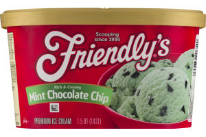 Friendly's Premium Ice Cream Mint Chocolate Chip