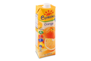 Сік Orange з вітамінами A С Е 1л т/п Cyprina