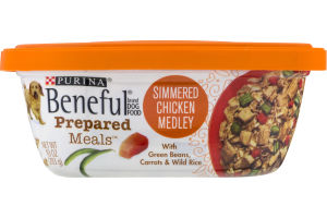 Purina Beneful Prepared Meals Dog Food Simmered Chicken Medley