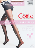 Колготки женские Conte elegant Active soft 40den 2 bronz