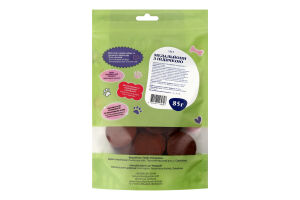 Ласощі д/собак Медальйони з індичкою 85г AMA Treats
