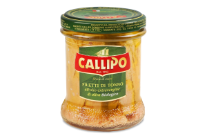 Тунец Callipo филе в оливковом масле EV