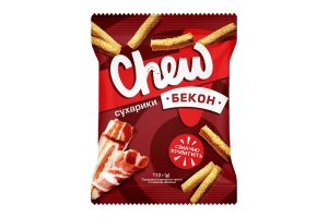 Сухарики Chew! Пшенично-житні Бекон 110г