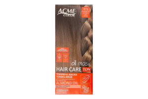 Маска тонуюча для натурального волосся Ton Oil mask Hair care №875 Acme Color 1шт