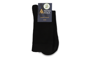 Шкарпетки чоловічі Легка хода №6391 29 чорний