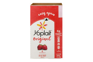 Yoplait Original Low Fat Yogurt Strawberry - 8 CT