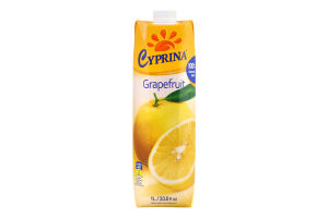 Сік грейпфрутовий 1л Cyprina