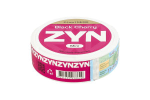 Подушечки нікотиновмісні 1.5мг ZYN Mini Black cherry 15х0.4г