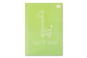 Блокнот Artbook Spoony Giraffe A5 64аркуші Profiplan