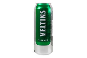 Пиво 0.5л 4.8% світле фільтроване солодове пастеризоване Pilsener Veltins з/б