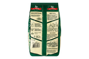 Изделия макаронные фигурные из твердых сортов пшеницы группа А класс экстра Ригатони №599 La' Pasta Per Primi м/у 400г