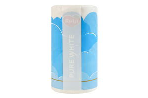 Бумага туалетная 3-х слойная Pure white Ruta 8шт