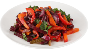 Салат з запеченими овочами ваг