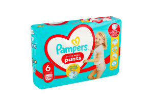 Трусики-підгузники для дітей 14-19кг 6 Pants 360 Pampers 44шт