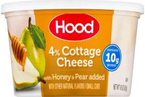 Hood Small Curd 4% Cottage Cheese With Honey & Pear Added