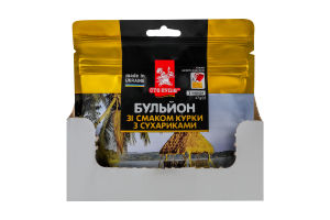 Бульон со вкусом курицы с сухариками Сто пудів д/п 17г