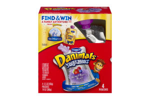 Dannon Danimals Squeezables Lowfat Yogurt Mixed Berry Blast - 4 CT