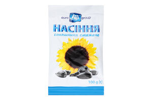 Насіння соняш. Еврогруп 100 г несолоне