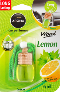 Ароматизатор воздуха для автомобиля Lemon Wood Aroma Car 6мл
