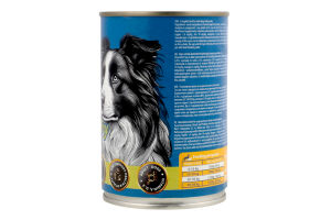 Корм д/дорослих собак з м"ясом птиці 415г ж/б Регіс