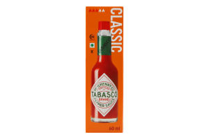 Соус с красным перцем чили Classic Tabasco к/у 59мл