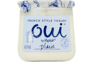 Yoplait Oui French Style Yogurt Plain